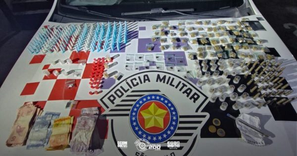 Força Tática prende traficante com mais de 300 porções de drogas em São José dos Campos